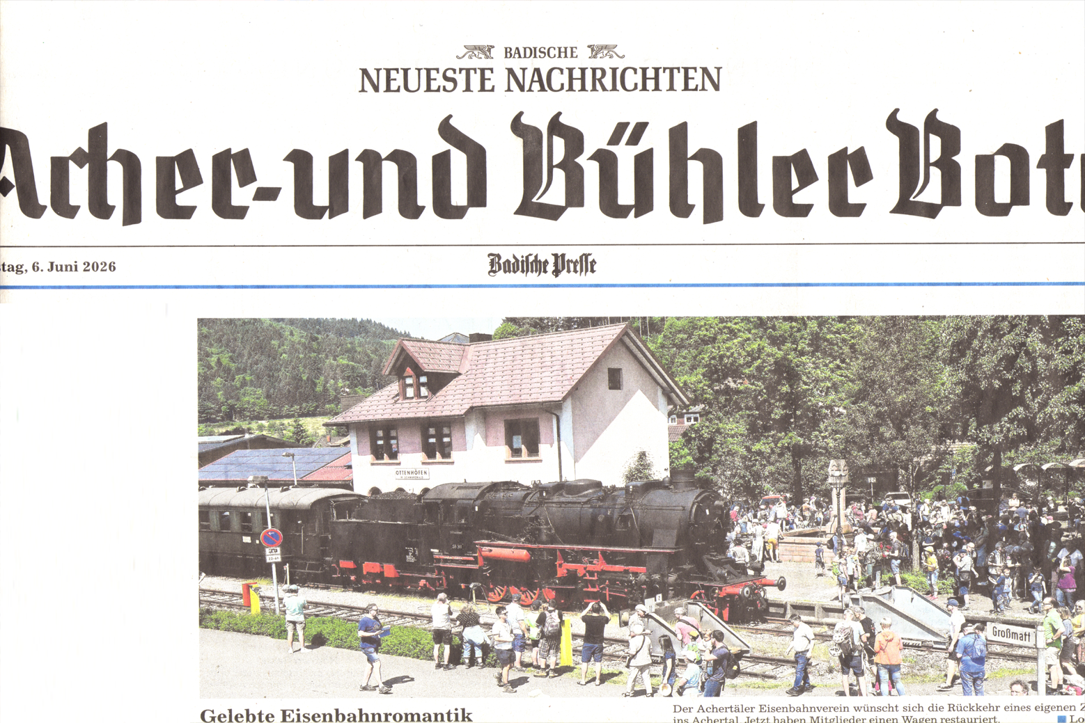 Gelebte Eisenbahnromantik - AEV-Donnerbüchse optisch wieder im Auslieferzustand 1927!